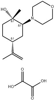 (1S,2S,4R)-1-甲基-2-吗啉代-4-(丙-1-烯-2-基)环己醇草酸盐 结构式