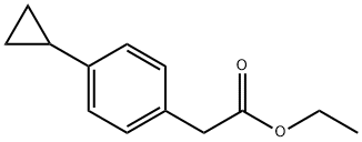 4-环丙基苯乙酸乙酯 结构式