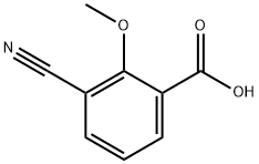 3-cyano-2-methoxybenzoic acid 结构式