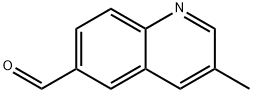 3-甲基喹啉-6-甲醛 结构式