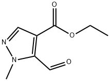 5-甲酰基-1-甲基-1H-吡唑-4-甲酸乙酯 结构式