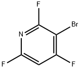 3-Bromo-2,4,6-trifluoropyridine 结构式