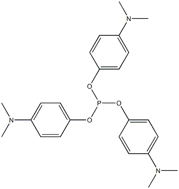 tris(4-(N,N-dimethylamino)phenyl) phosphite 结构式