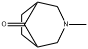 3-甲基-3-氮杂双环[3.2.1]辛烷-8-酮 结构式