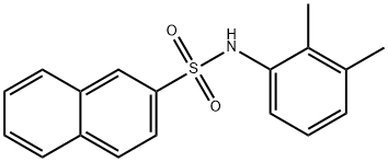 2-Naphthalenesulfonamide, N-(2,3-dimethylphenyl)- 结构式