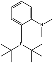 2-(二叔丁基膦)二甲氨基苯 结构式