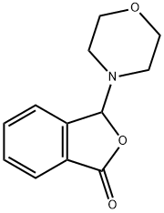 3-(4-morpholinyl)-2-benzofuran-1(3H)-one 结构式