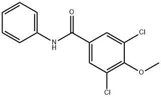 O-(3,5-dichloro-4-methoxybenzoyl)-N-phenylhydroxylamine 结构式