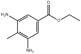 3,5-二氨基-4-甲基苯甲酸乙酯 结构式