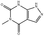 5-Methyl-1H-pyrazolo[3,4-d]pyrimidine-4,6(5H,7H)-dione 结构式