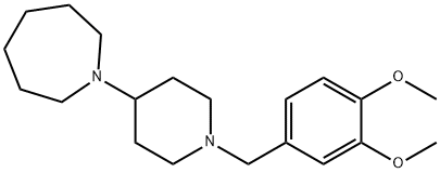 1-[1-(3,4-dimethoxybenzyl)piperidin-4-yl]azepane 结构式