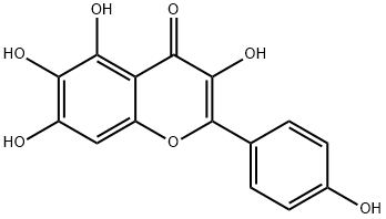 6-羟基山奈酚 结构式
