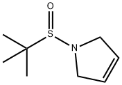 N-(叔丁基亚磺酰基)-3-吡咯啉 结构式
