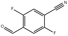 2,5-二氟-4-甲醛基苯甲腈 结构式