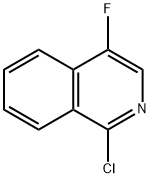 1-CHLORO-4-FLUOROISOQUINOLINE 结构式