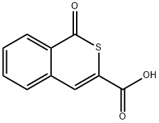 1-Oxo-1H-isothiochromene-3-carboxylic acid 结构式