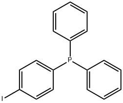 (4-iodophenyl)diphenyl-Phosphine 结构式