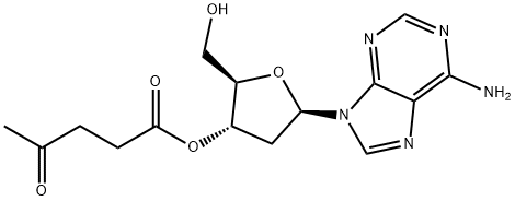 3'-O-Levulinyl-2'-deoxyadenosine 结构式