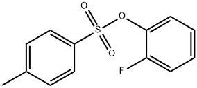 4-甲基苯磺酸2-氟苯酯 结构式