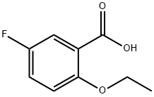 2-乙氧基-5-氟苯甲酸 结构式