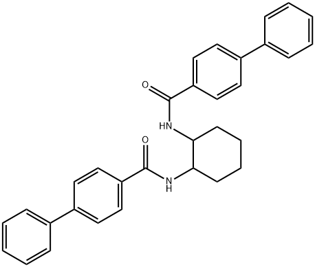 N,N'-1,2-cyclohexanediyldi(4-biphenylcarboxamide) 结构式