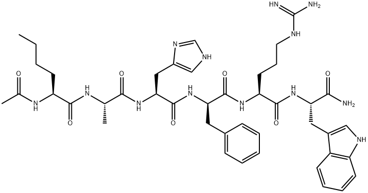 乙酰基六肽-1 结构式
