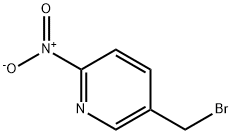 5-溴甲基2-硝基吡啶,5-BROMOMETHYL-2-NITRO-PYRIDINE 结构式