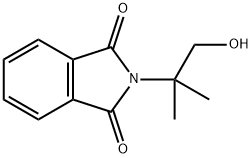 2-(1-羟基-2-甲基丙-2-基)-2,3-二氢-1H-异吲哚-1,3-二酮 结构式