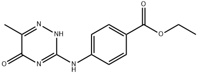 ethyl 4-[(6-methyl-5-oxo-4,5-dihydro-1,2,4-triazin-3-yl)amino]benzoate 结构式