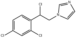 1-(2-chloro-2-(2,4-dichlorophenyl)ethyl)-1H-imidazole 结构式
