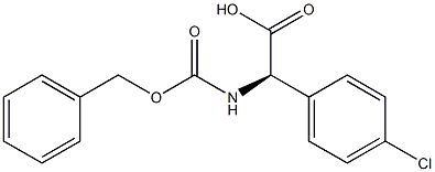 N-CBZ-R-4-氯苯甘氨酸 结构式