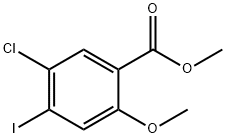 5-Chloro-4-iodo-2-methoxy-benzoic acid methyl ester 结构式