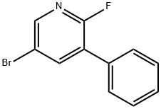 5-溴-2-氟-3-苯基吡啶 结构式