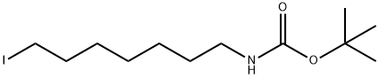 tert-Butyl 7-iodoheptylcarbamate 结构式