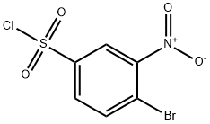 3-硝基-4-溴苯磺酰氯 结构式