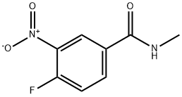 4-氟-N-甲基-3-硝基苯甲酰胺 结构式