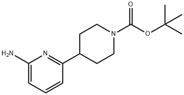 tert-butyl 4-(6-aminopyridin-2-yl)piperidine-1-carboxylate 结构式