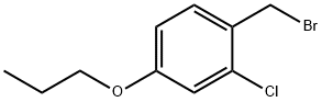 1-(bromomethyl)-2-chloro-4-propoxybenzene 结构式