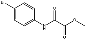 methyl 2-[(4-bromophenyl)amino]-2-oxoacetate 结构式