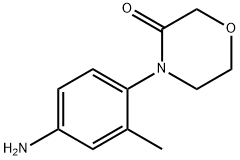 4-(4-Amino-2-methylphenyl)morpholin-3-one 结构式