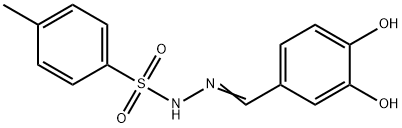 (E)-N'-(3,4-dihydroxybenzylidene)-4-methylbenzenesulfonohydrazide 结构式