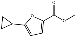 methyl 5-cyclopropylfuran-2-carboxylate 结构式