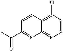 1-(5-chloro-1,8-naphthyridin-2-yl)Ethanone 结构式