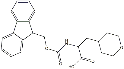 2-((((9H-芴-9-基)甲氧基)羰基)氨基)-3-(四氢-2H-吡喃-4-基)丙酸 结构式