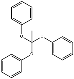 (Ethane-1,1,1-triyltris(oxy))tribenzene 结构式