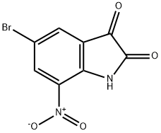 5-溴-7-硝基水杨酸 结构式