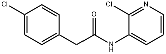 2-(4-chlorophenyl)-N-(2-chloro-3-pyridinyl)acetamide 结构式