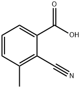 2-氰基-3-甲基苯甲酸 结构式