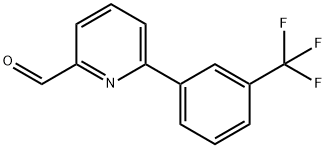 6-(3-(Trifluoromethyl)phenyl)picolinaldehyde 结构式