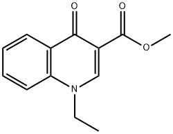 Methyl 1-ethyl-4-oxo-1,4-dihydroquinoline-3-carboxylate 结构式